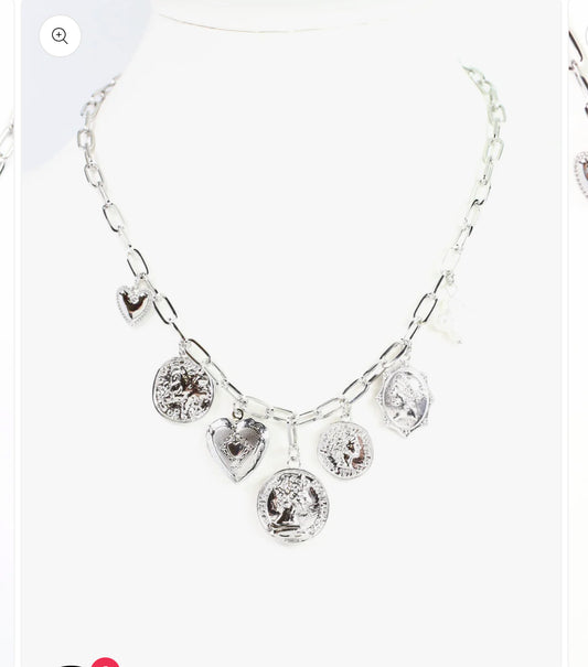 Four Seasons Coin Charm Neclace
