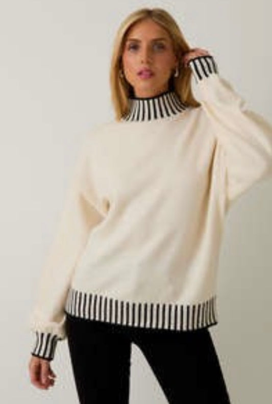 Marla Mock Neck Sweater