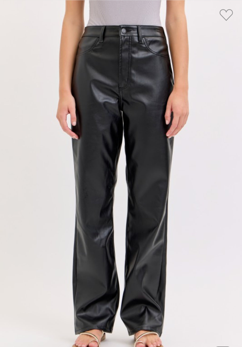Farlen Faux Leather Jean