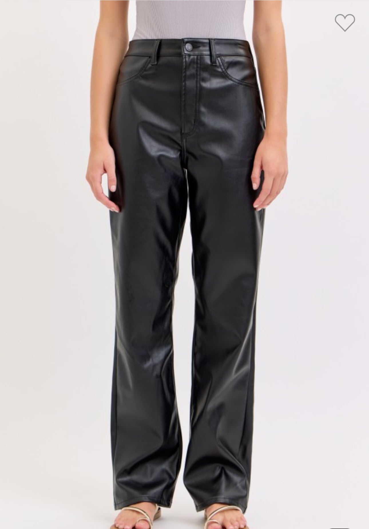 Farlen Faux Leather Jean