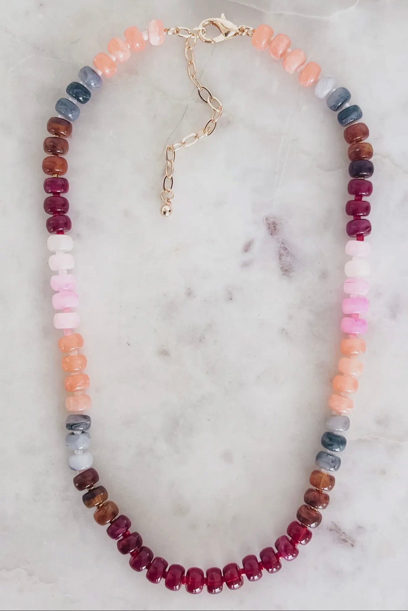 Resin Beaded necklace