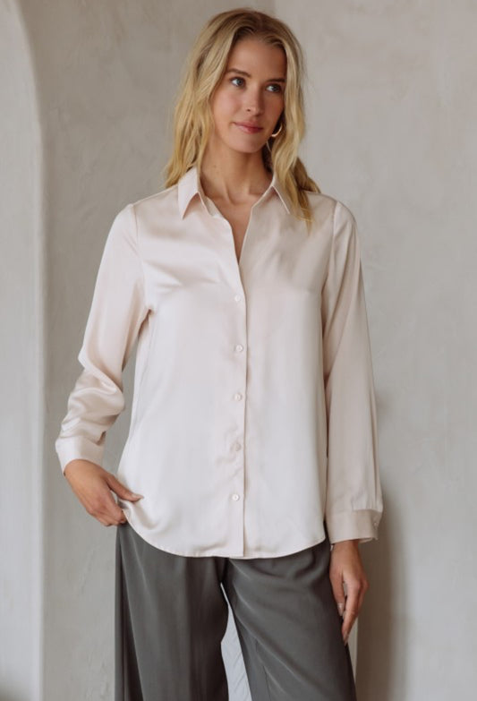 Shelly Satin Blouse