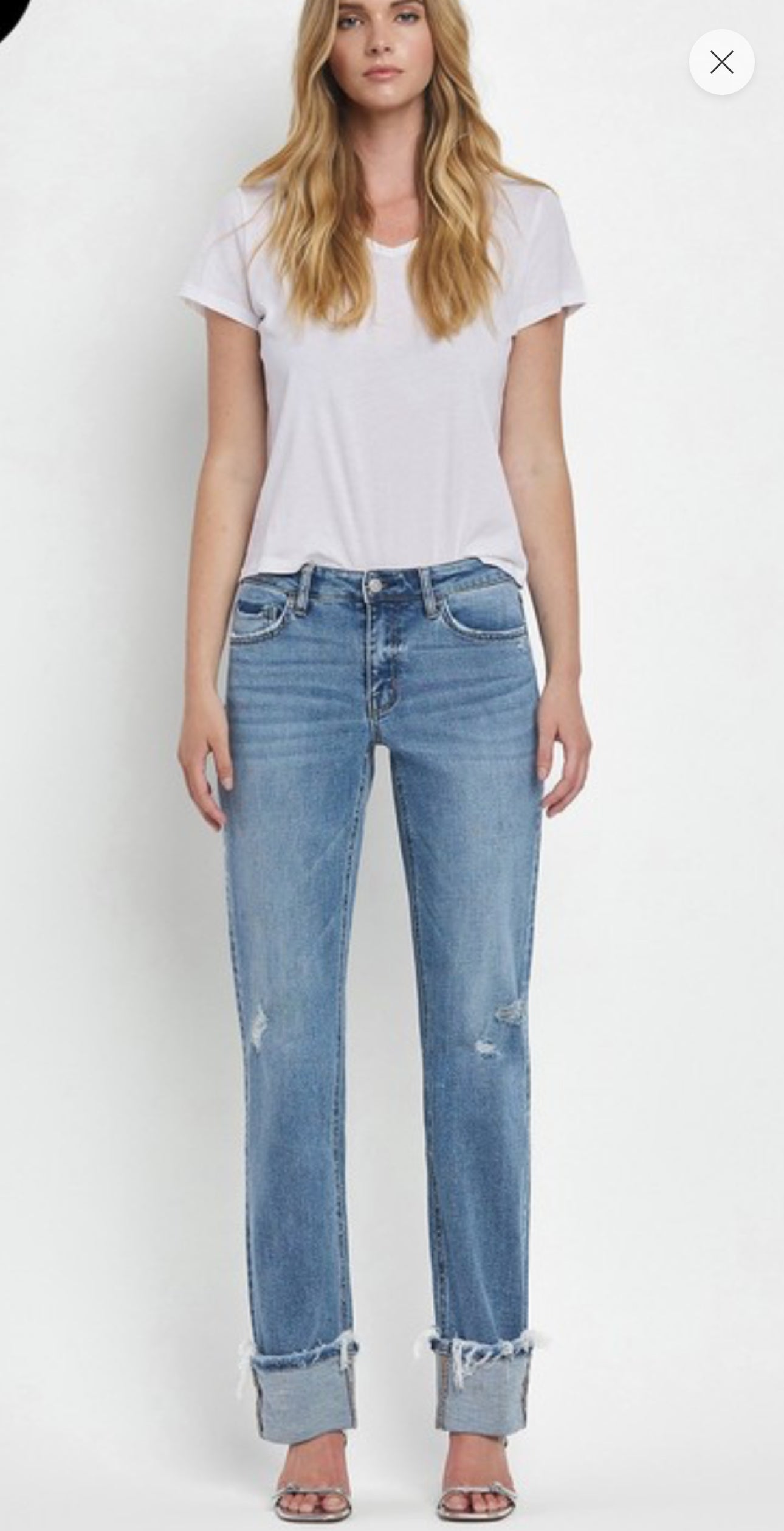Evermore Cuffed Straight Jean