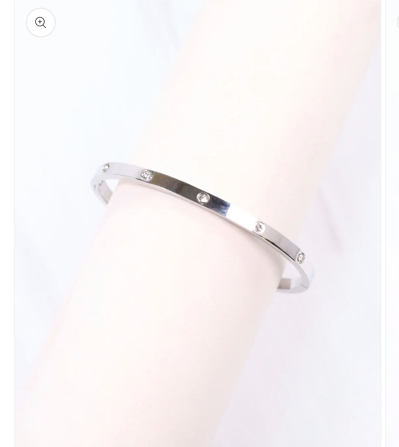 Geneiva Cz Metal Bracelet Gold and Silver