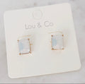 Stone Stud Earring
