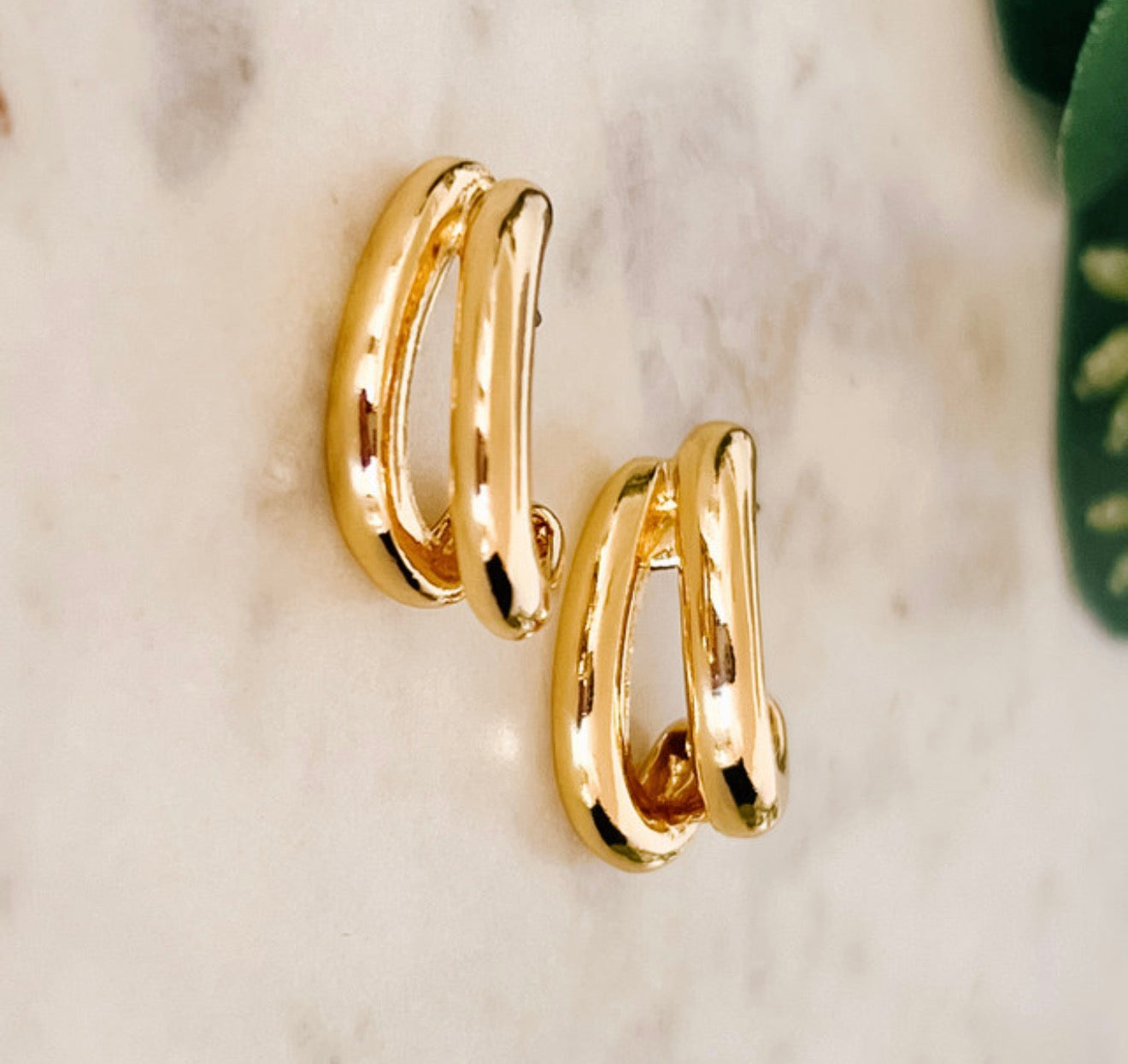 Double Layer Hoop Earring