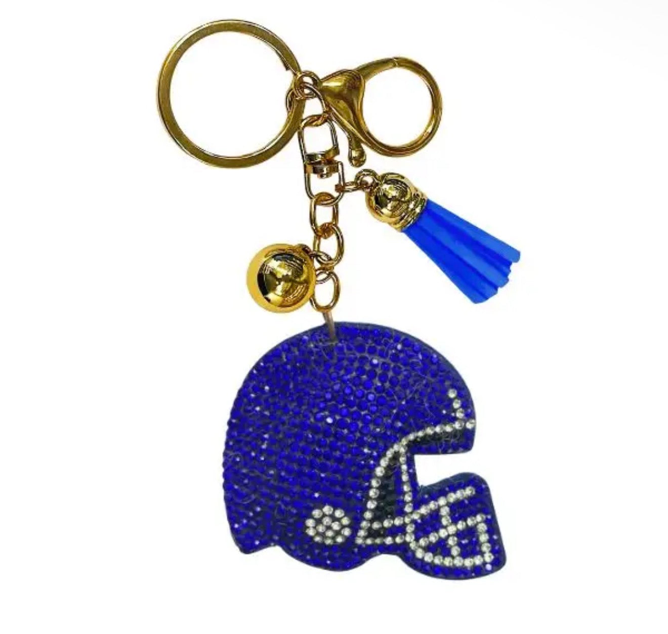 Sequin Football Keychains