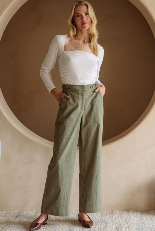 Baxter Braided Waist Pants