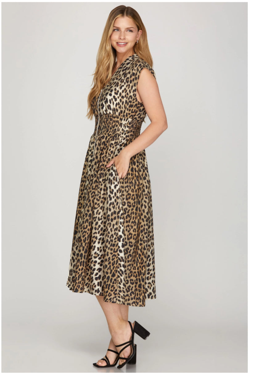 Annalise Animal Print Dess