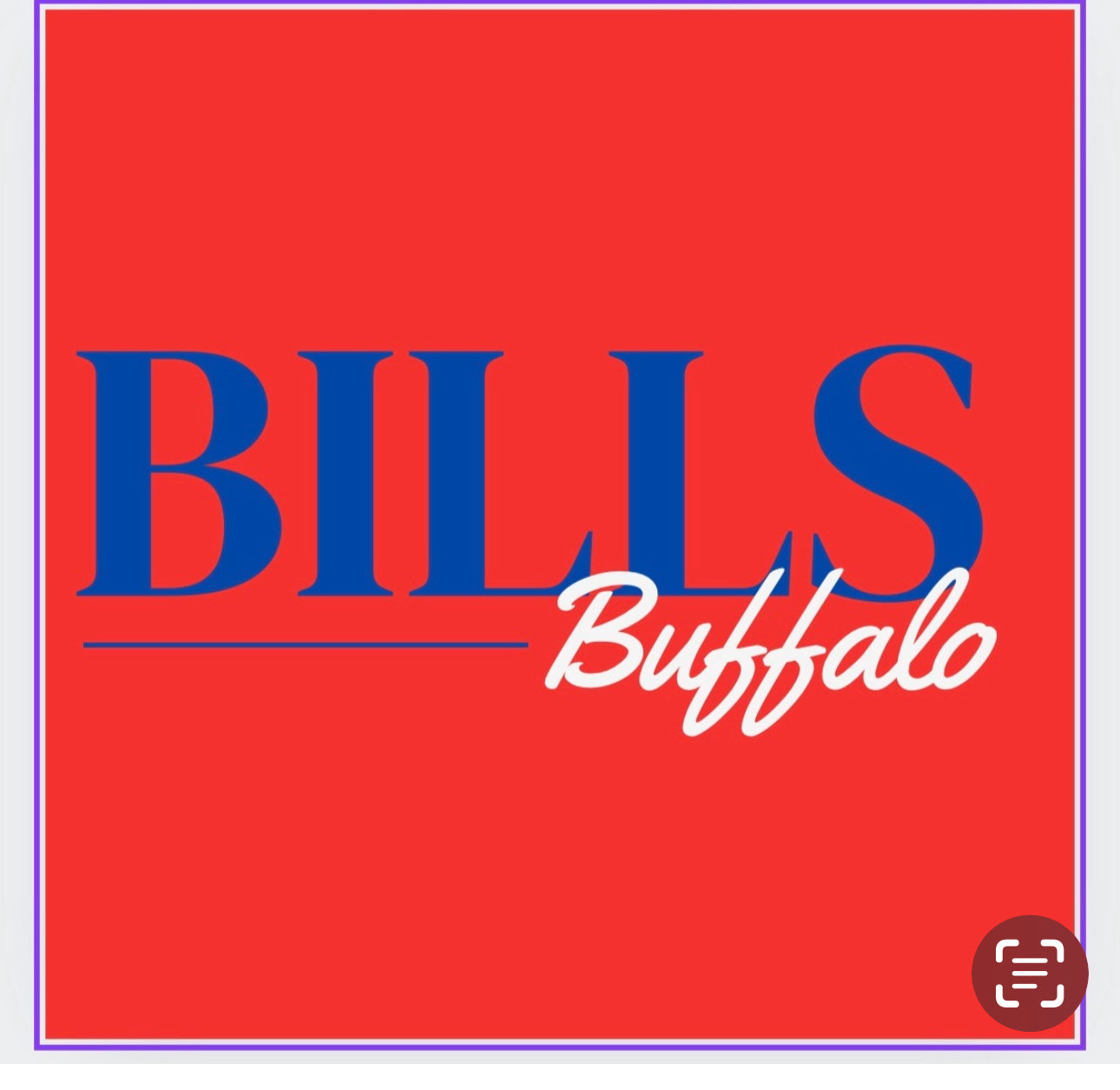 Bills Buffalo Tee in Red or Blue