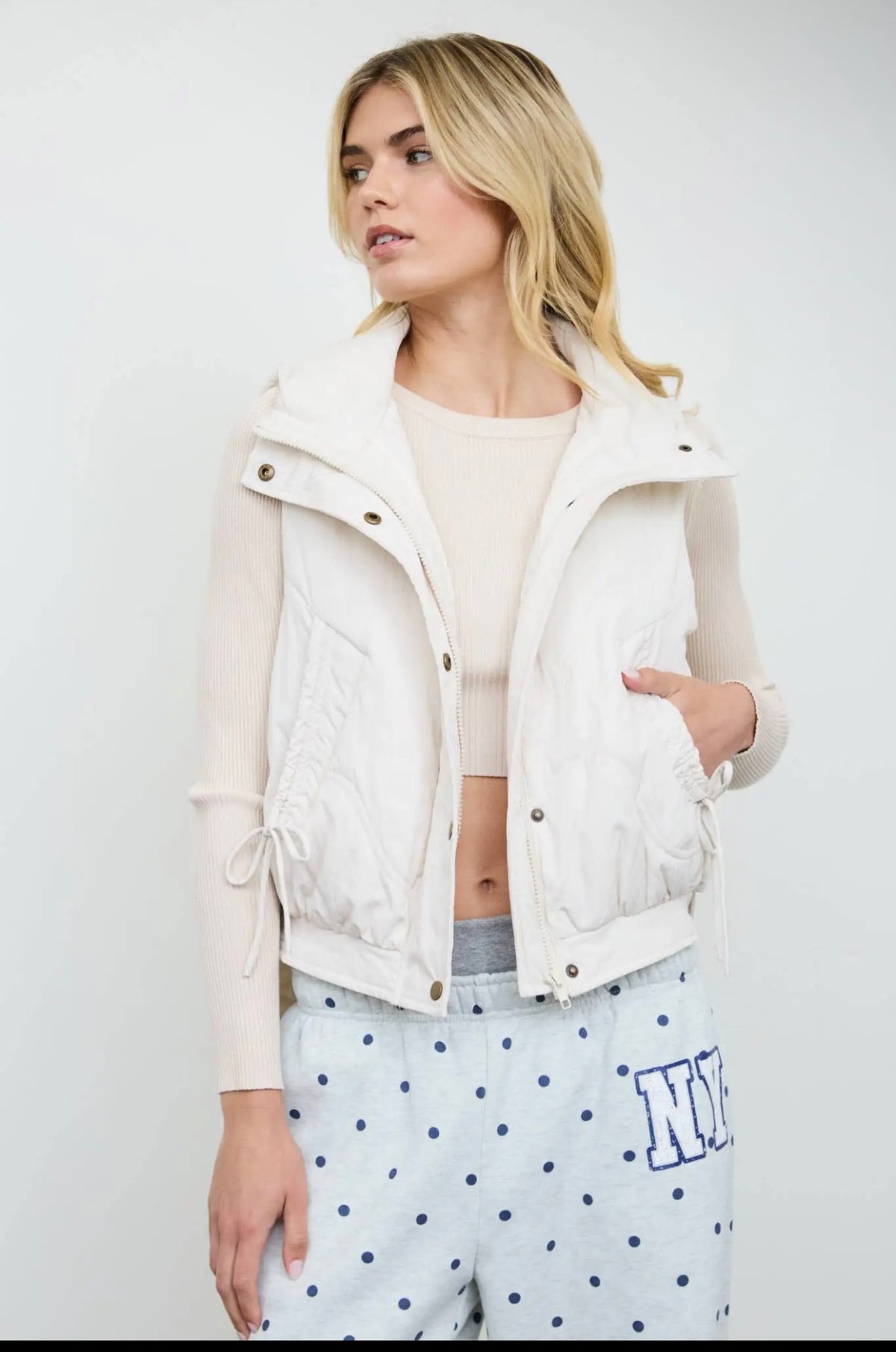 The Wave Quilted Vest
