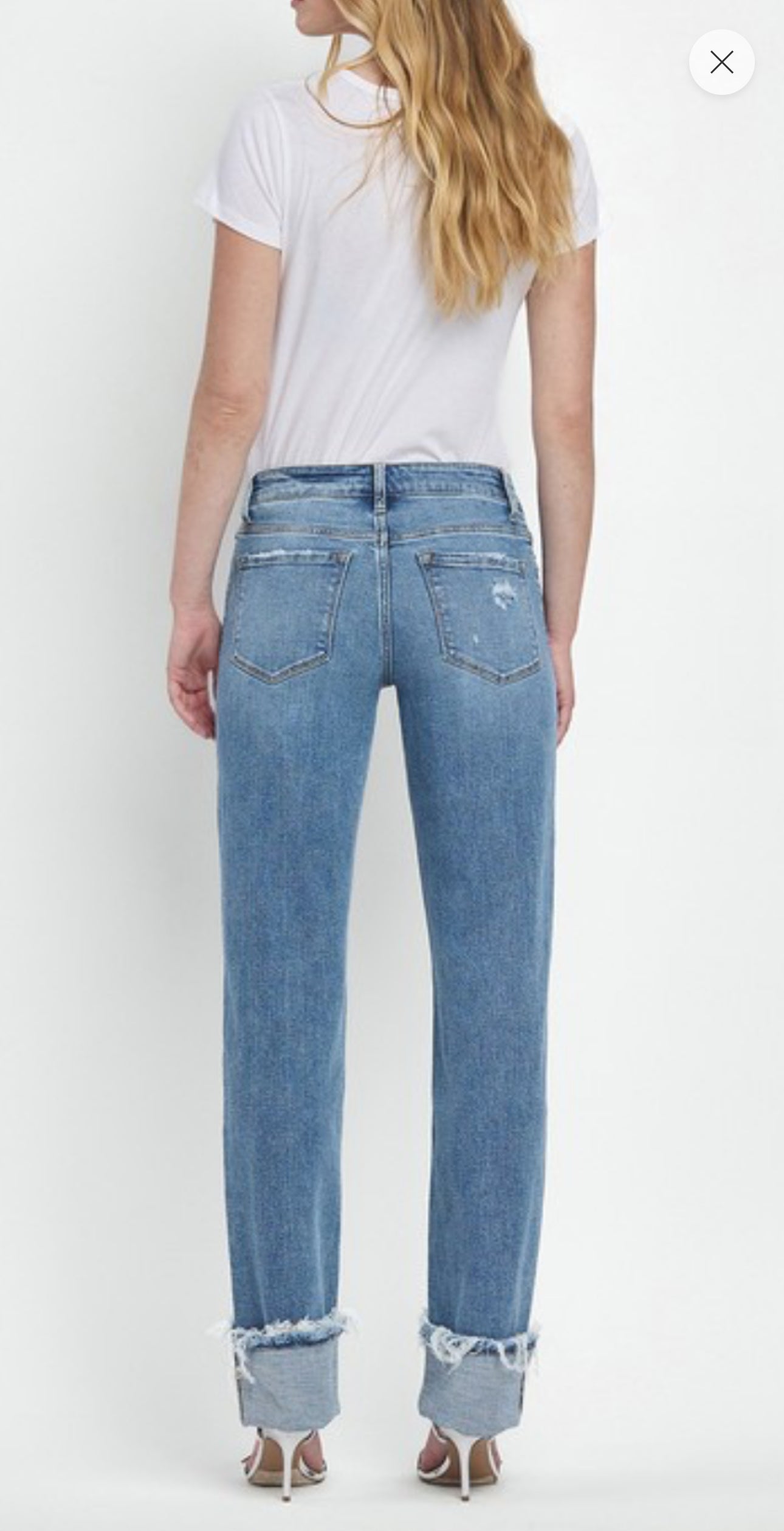 Evermore Cuffed Straight Jean