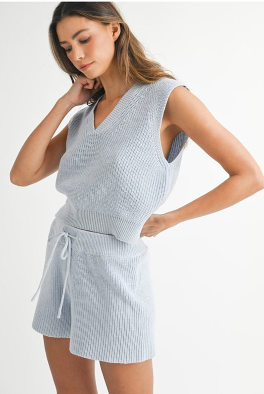 Sabrina Sweater Shorts Set