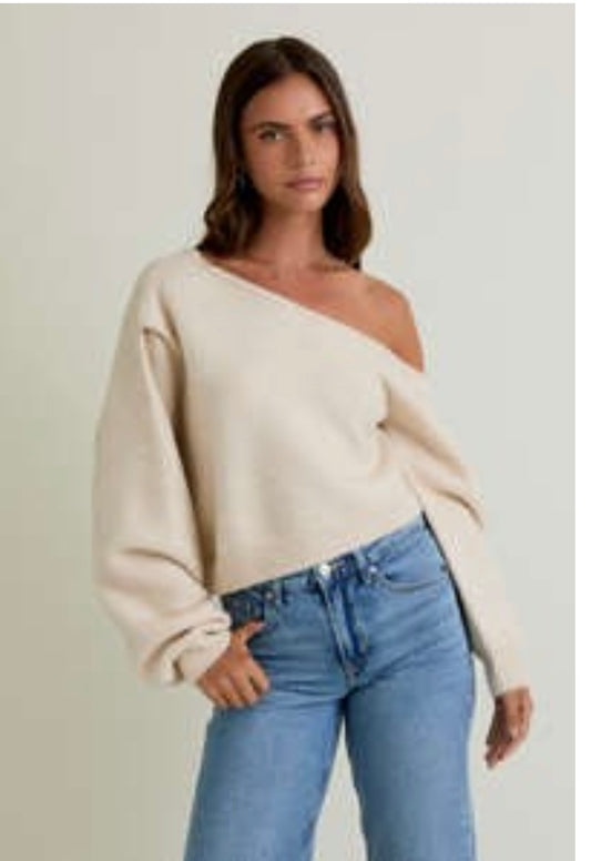 Amy Asymmetrical Sweater