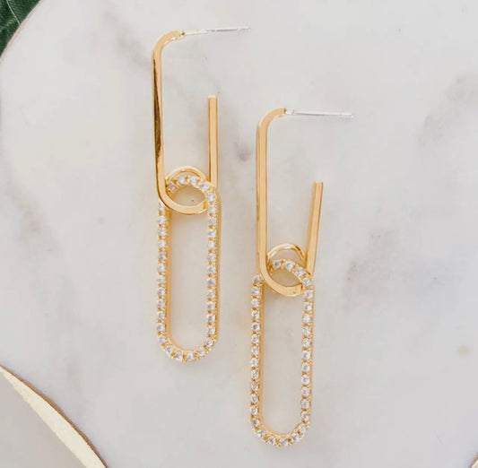 Chain Link Dangle Earring