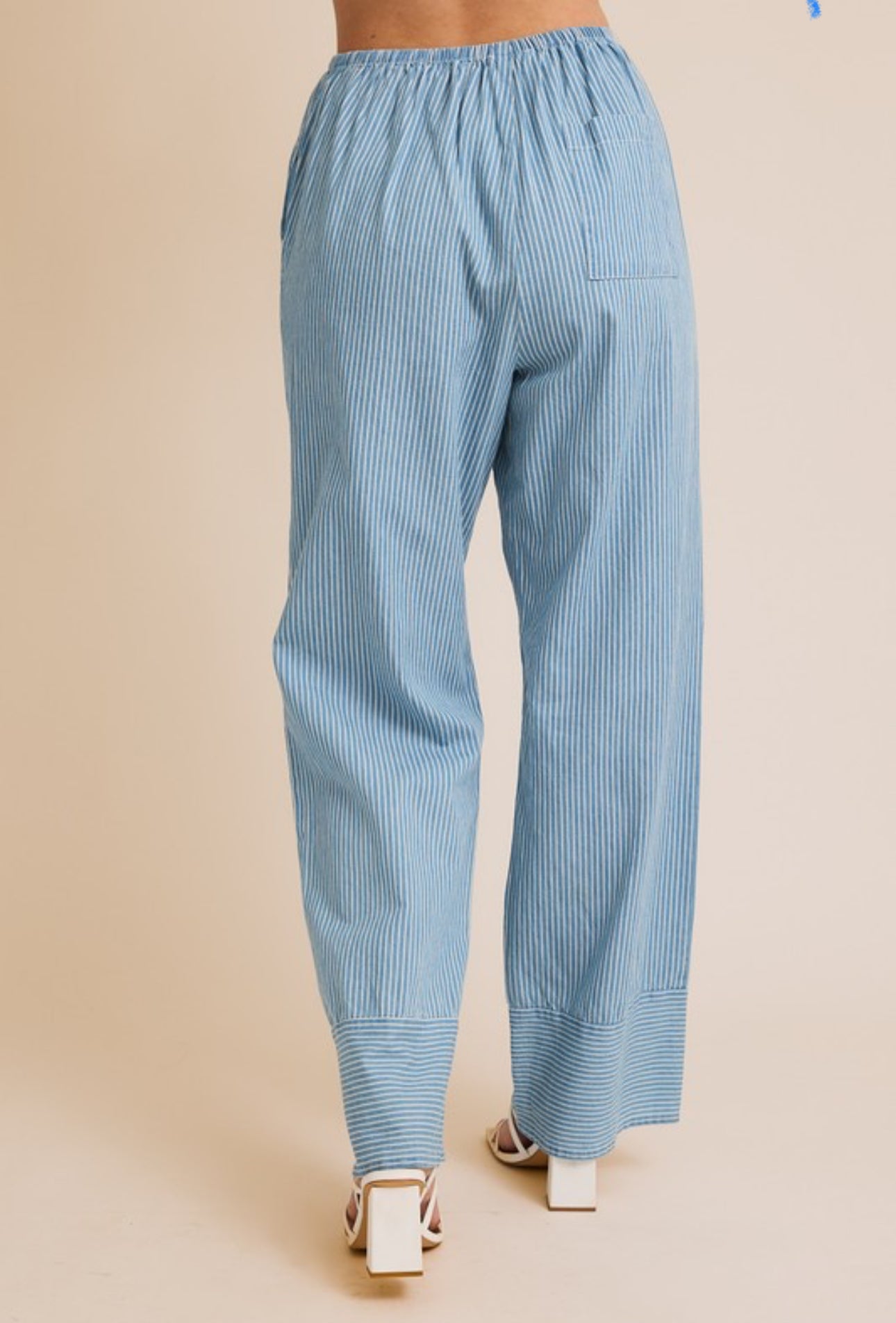 Sydney Stripe Chambray Pants