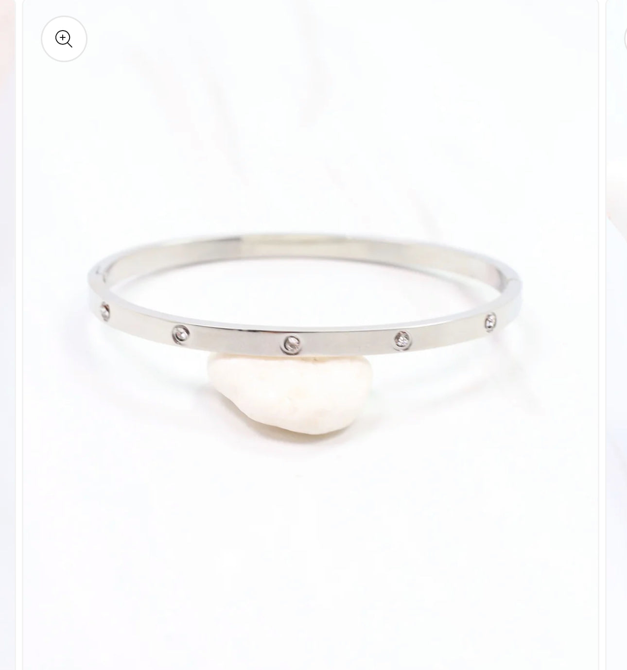 Geneiva Cz Metal Bracelet Gold and Silver
