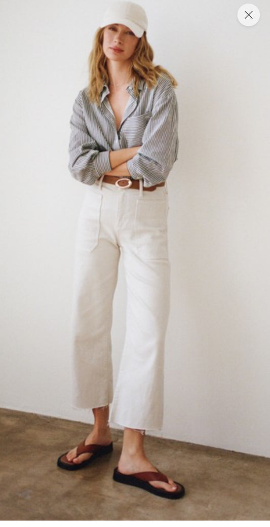Sea Salt Utility Wide Leg