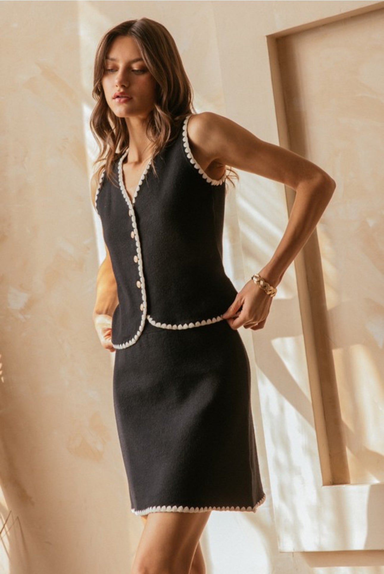 Sadie Scallop Vest