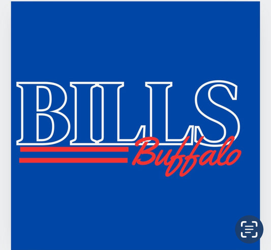 Bills Buffalo Tee in Red or Blue