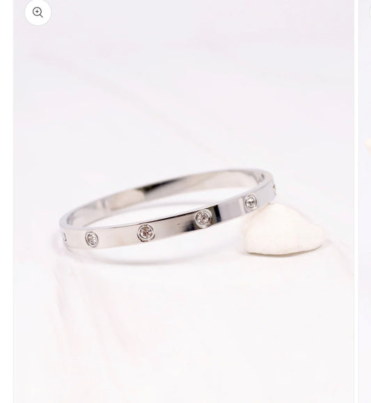 Almeria Cz Bracelet in Silver