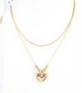 Devin Layered Heart Necklace
