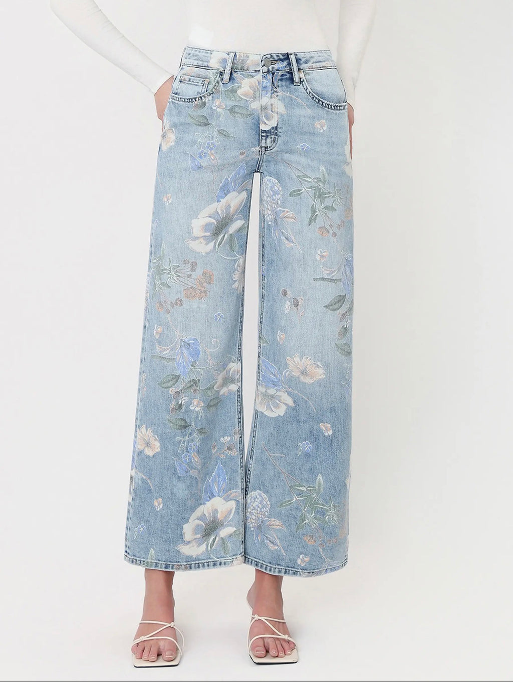 Fiona Floral Print Jean