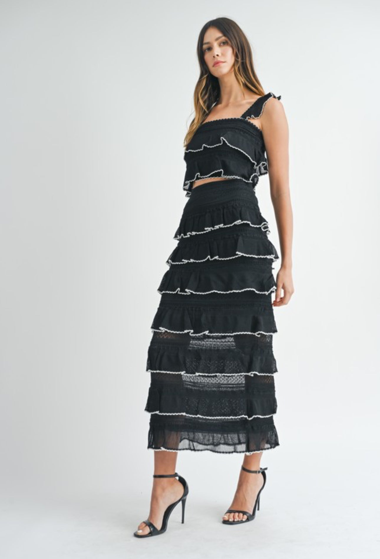 Tamara Tiered Midi Set