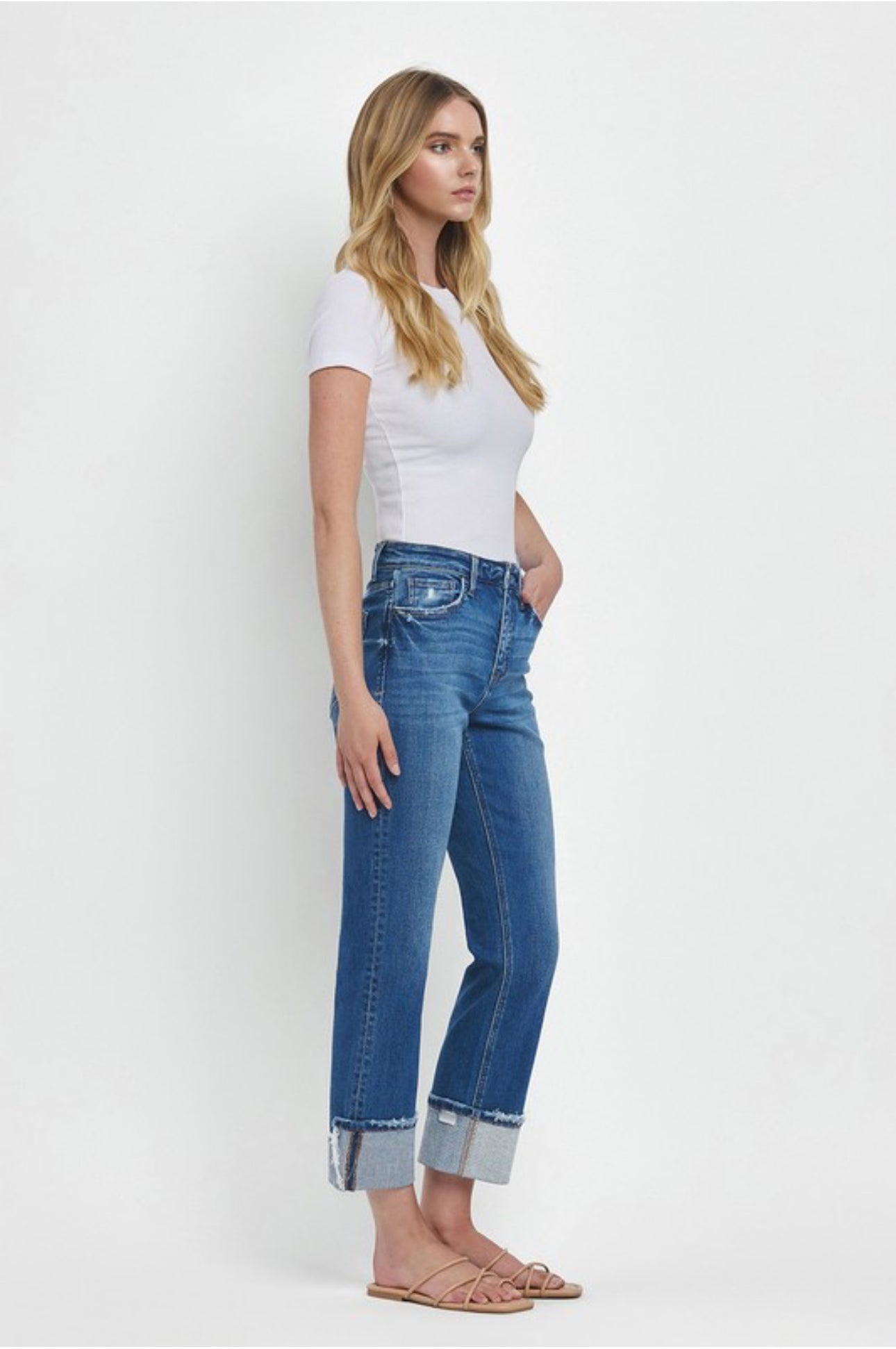 Campbell HR Cuffed Straight Jean