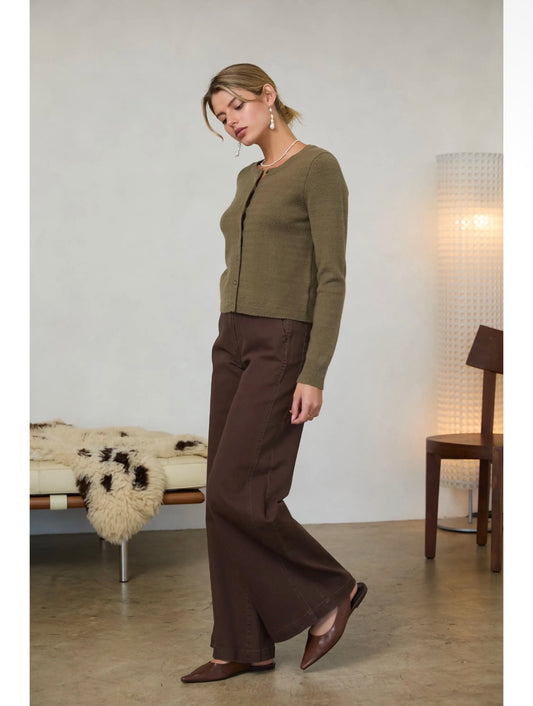 Fall is here twill pant