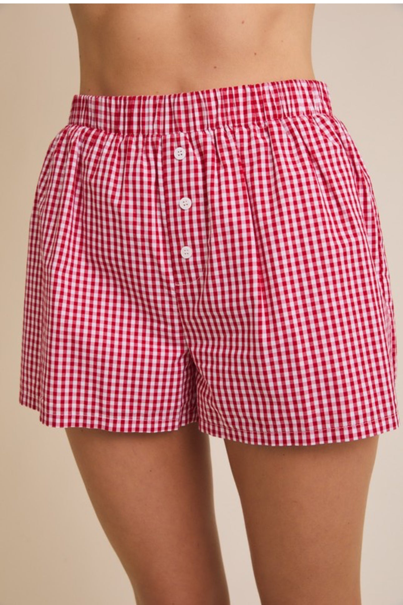 Gingham Boxer Shorts