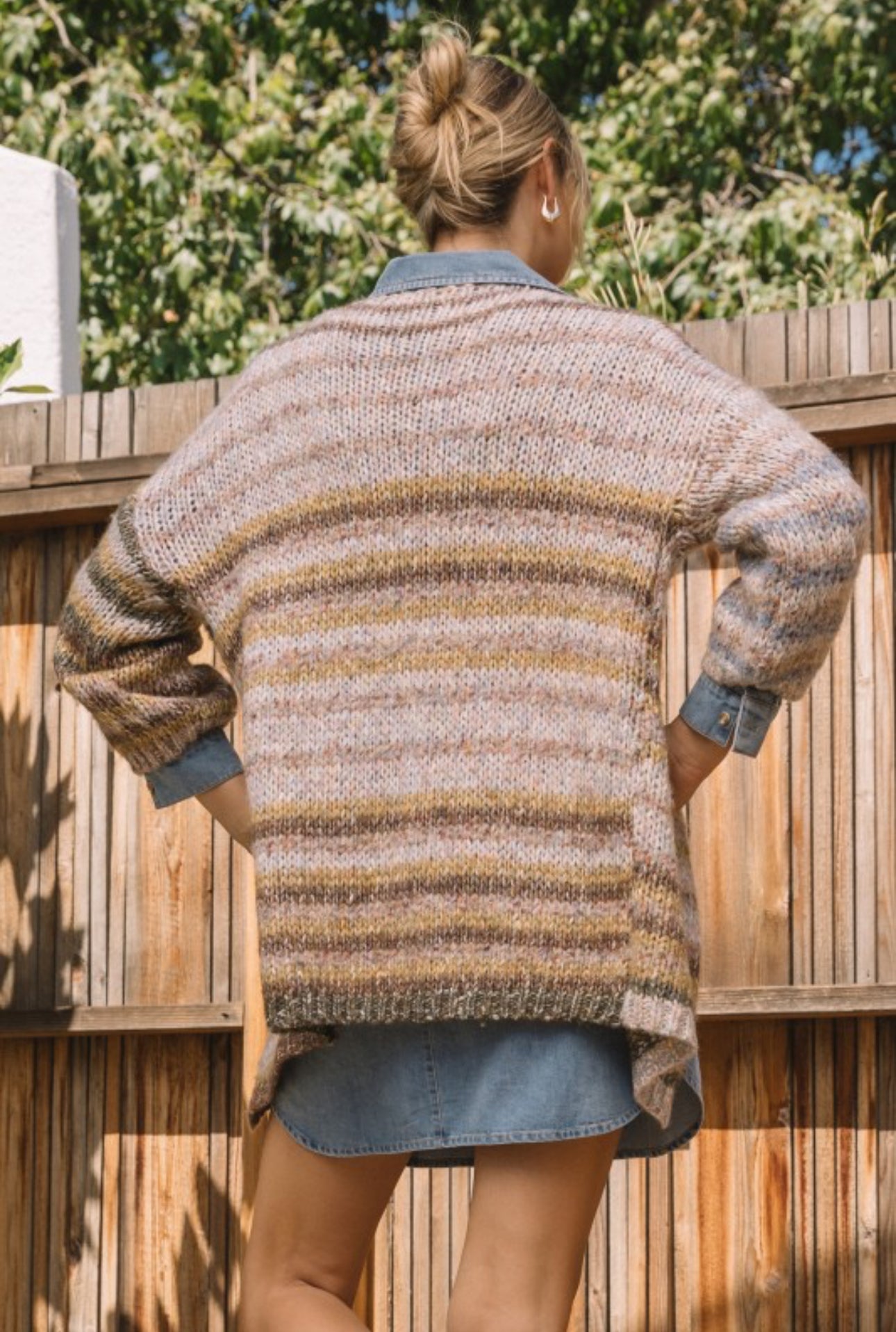 Selina Stripe Cardigan