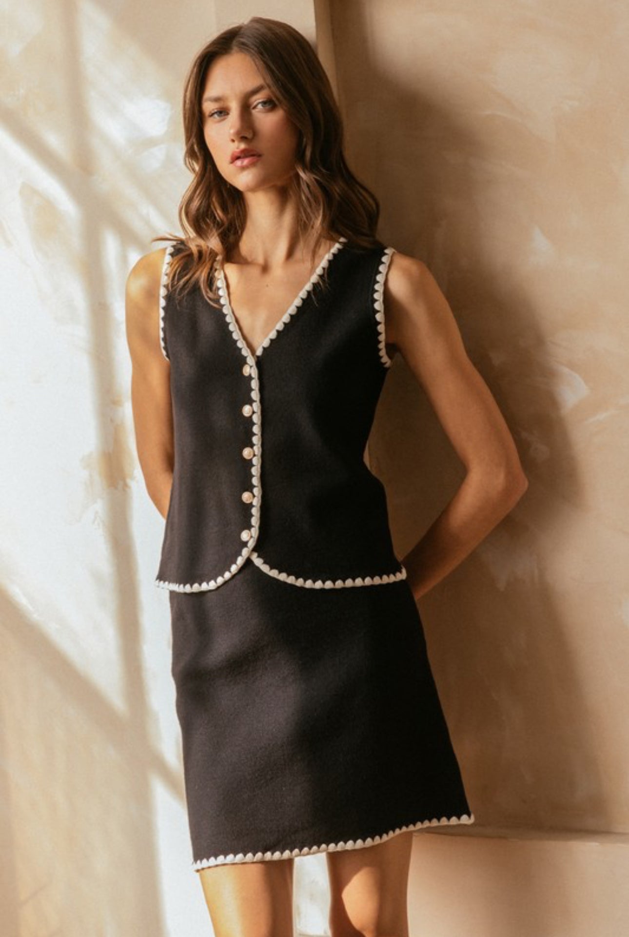 Sadie Scallop Vest