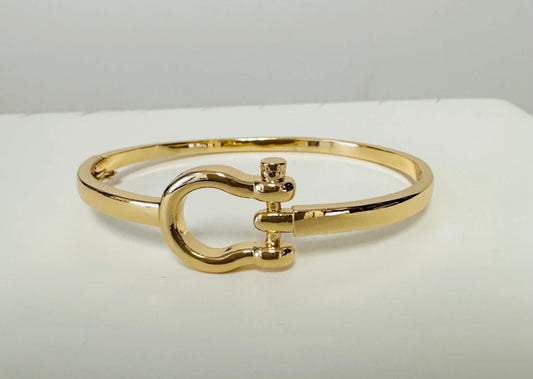Horseshoe Bangle Bracelet
