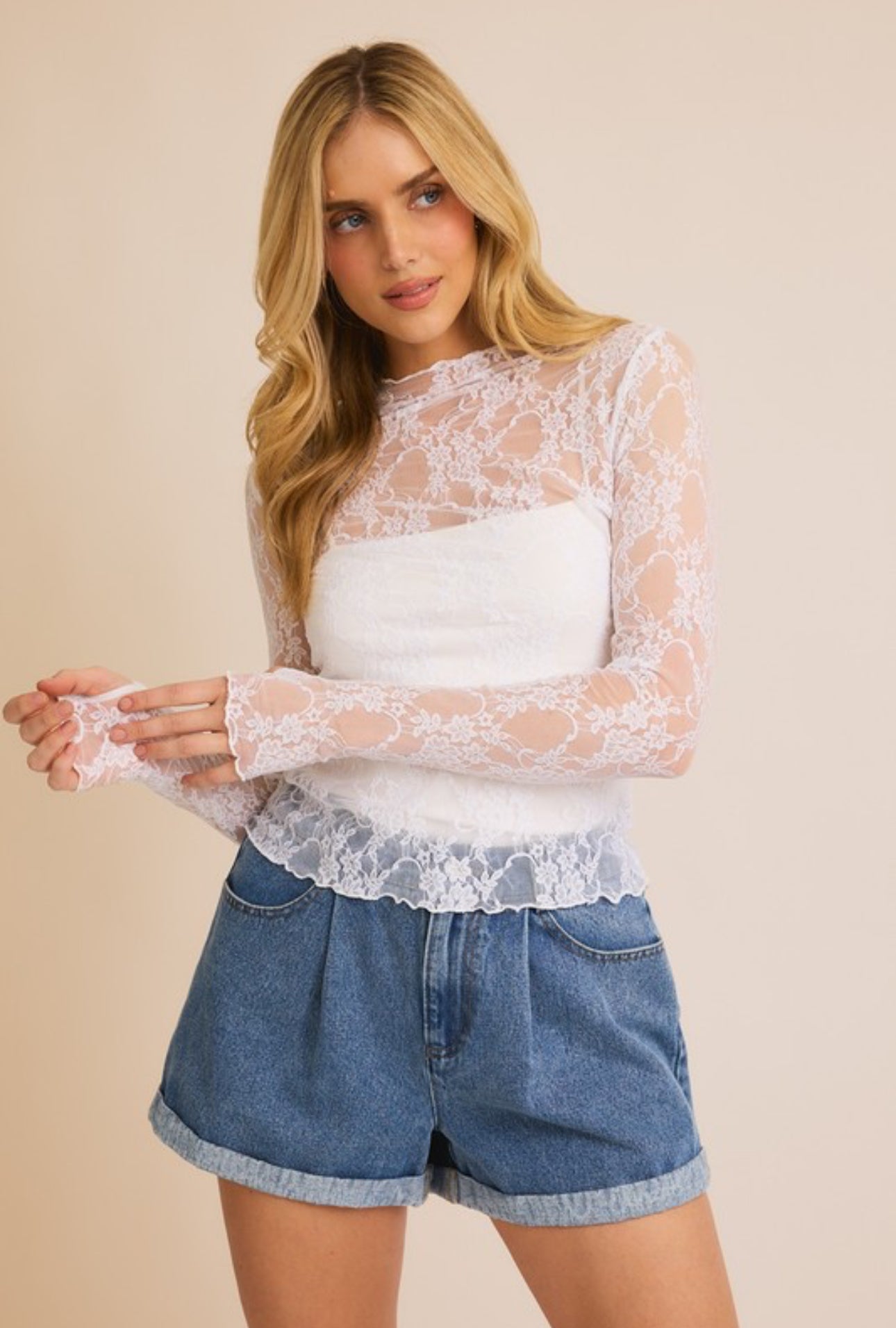 Mandy Mesh Top