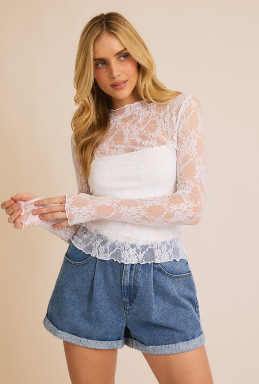 Mandy Mesh Top