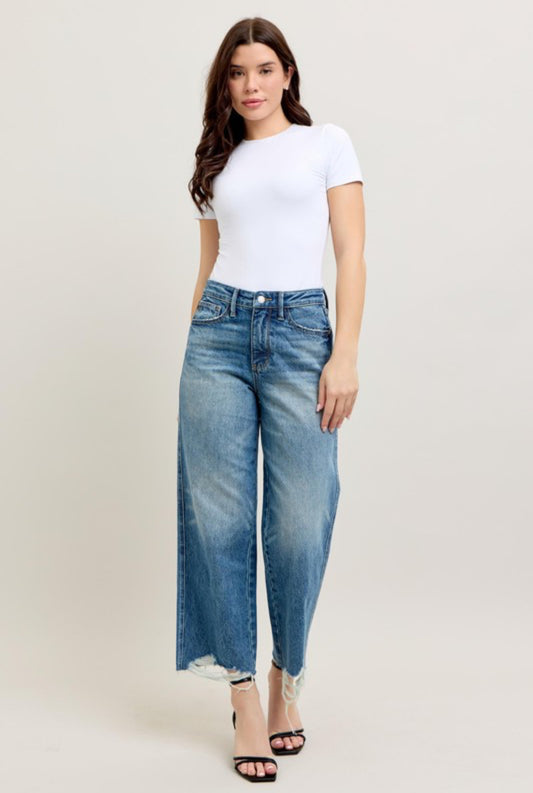 JB Destroyed Hem Crop