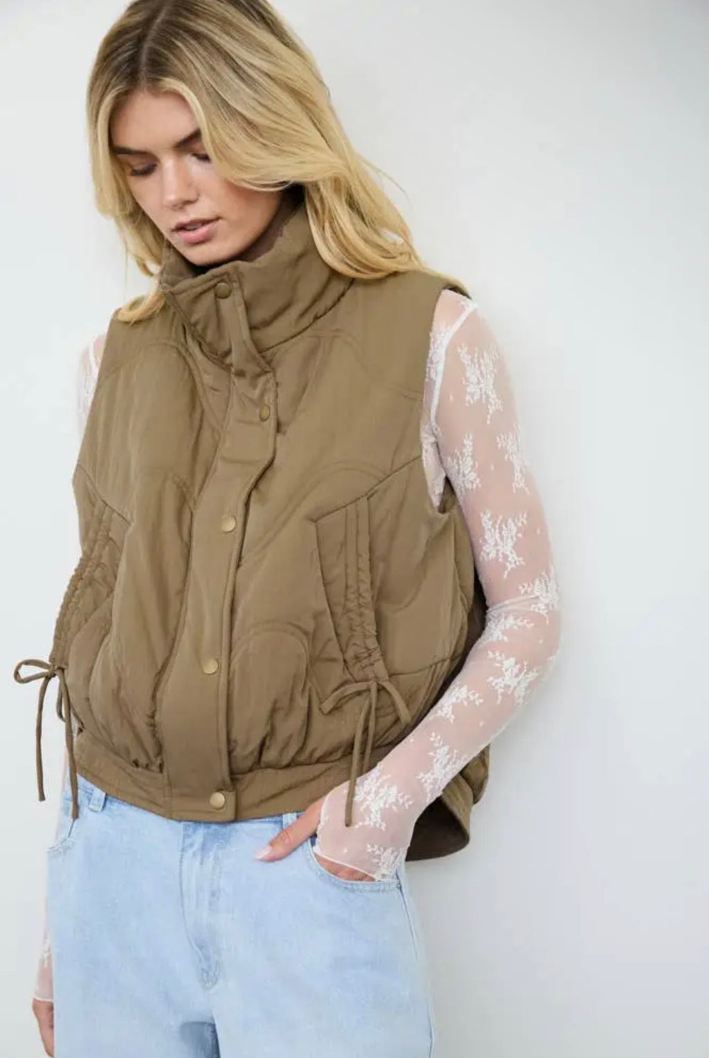 The Wave Quilted Vest