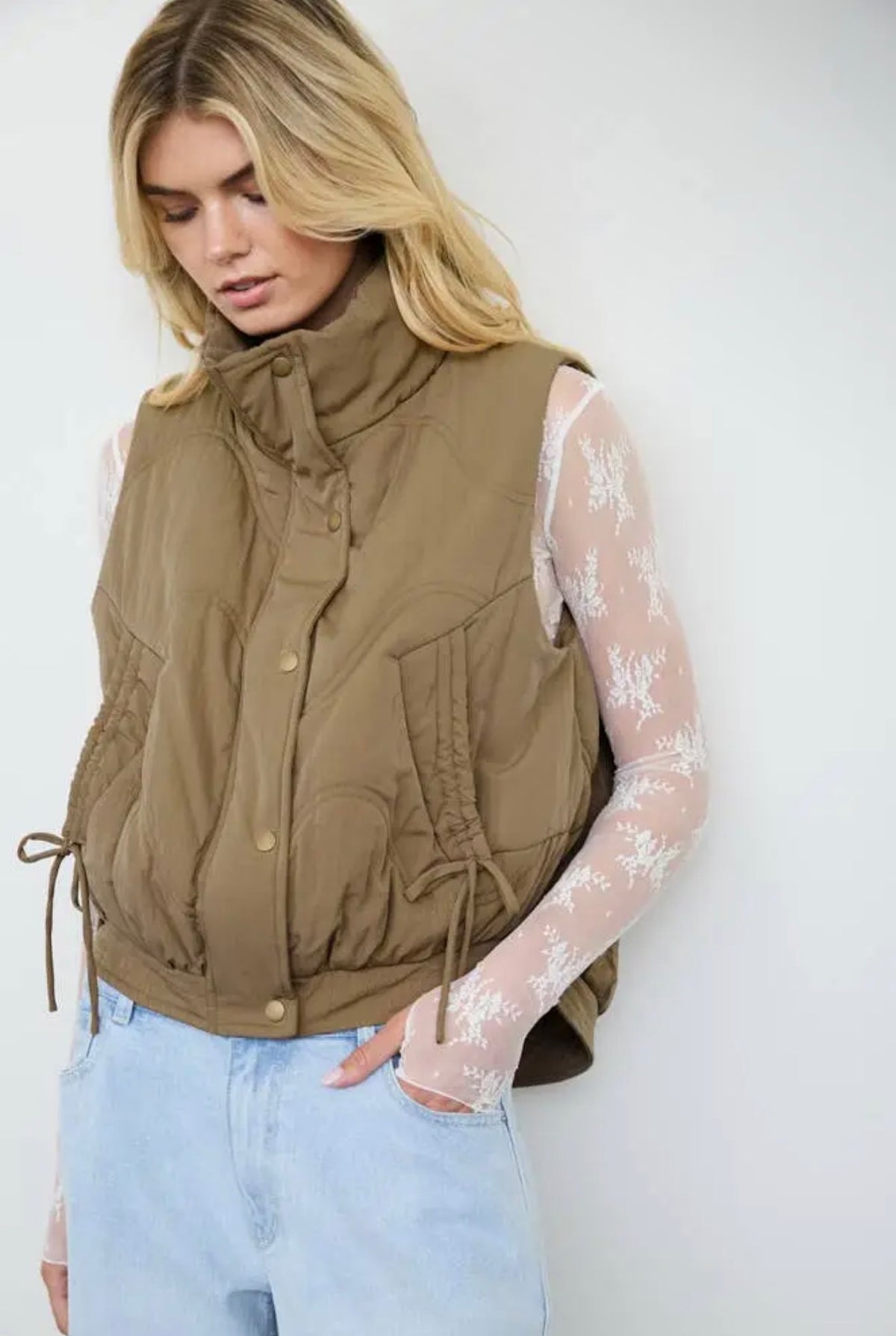 The Wave Quilted Vest