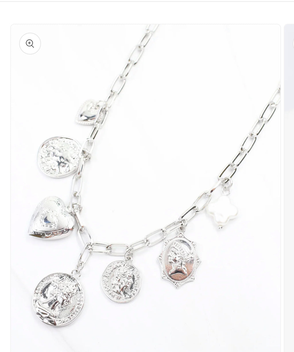 Four Seasons Coin Charm Neclace