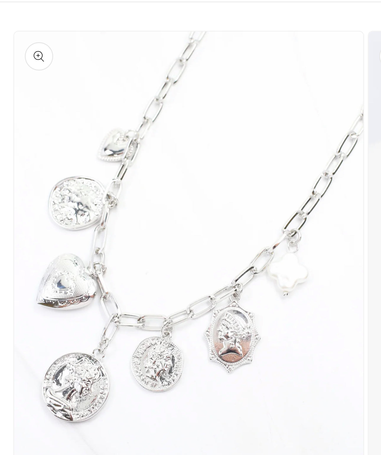 Four Seasons Coin Charm Neclace