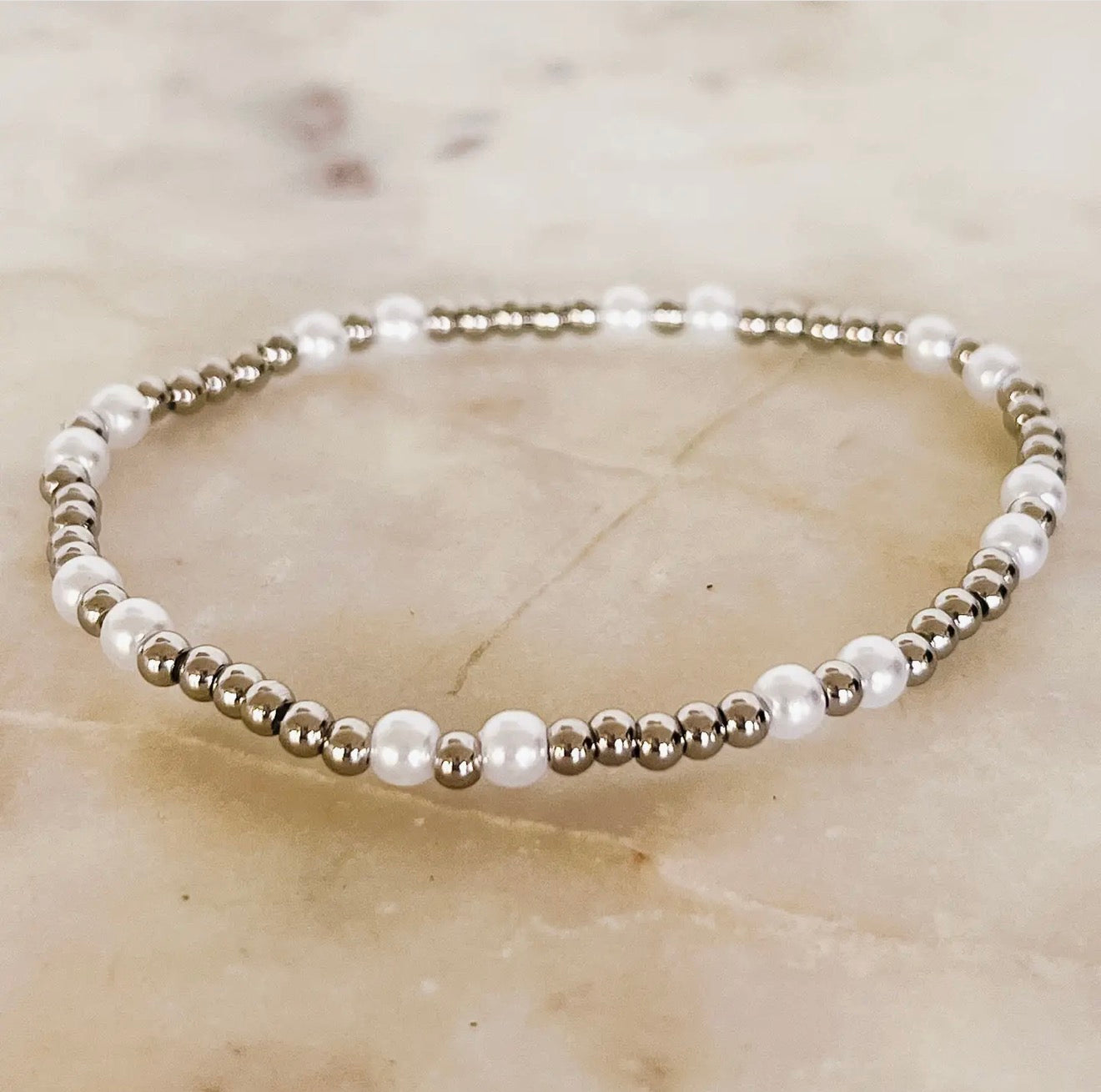 Gold Beaded Bracelet