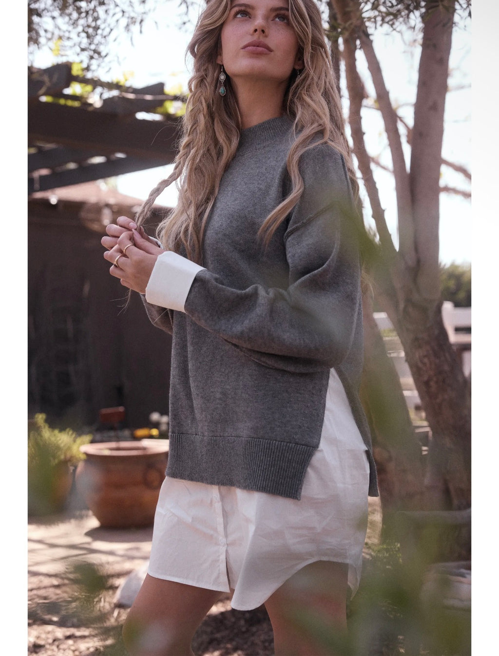 Layered Twofer Sweater Dress