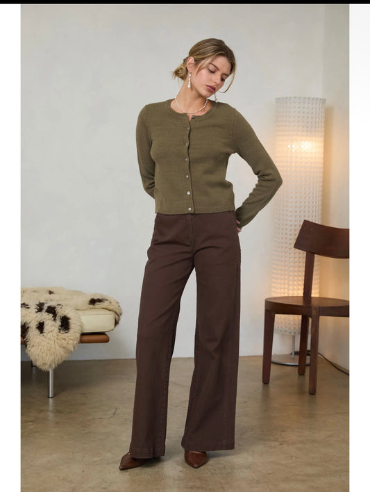Fall is here twill pant