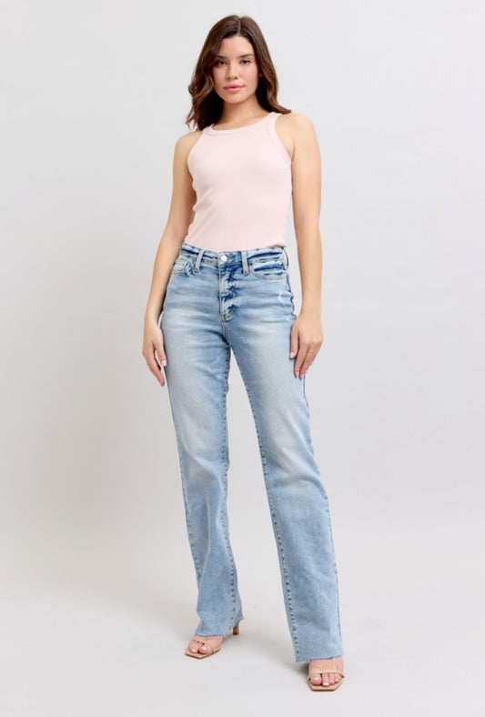 JB Light Wash Dad Jean