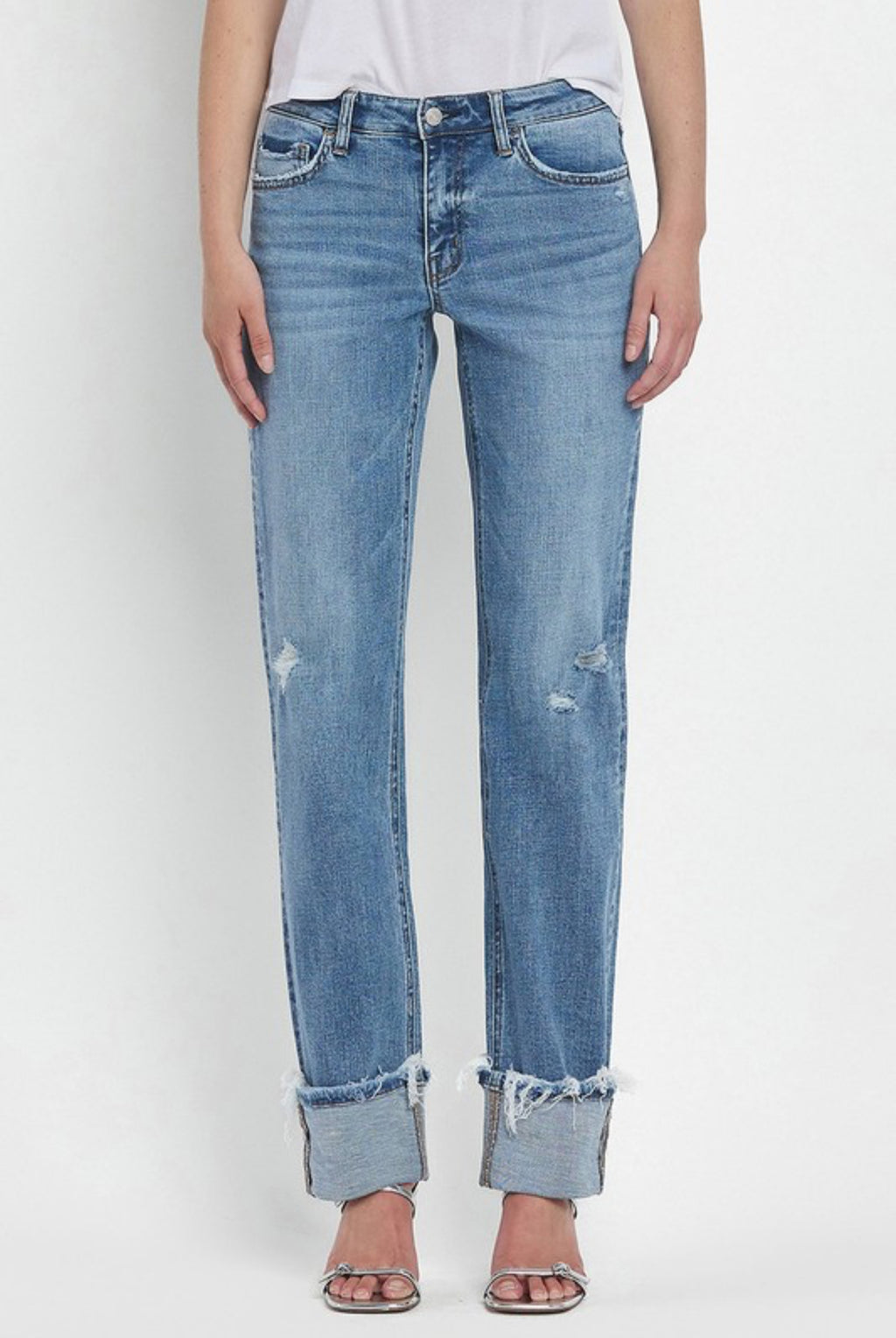 Evermore Cuffed Straight Jean