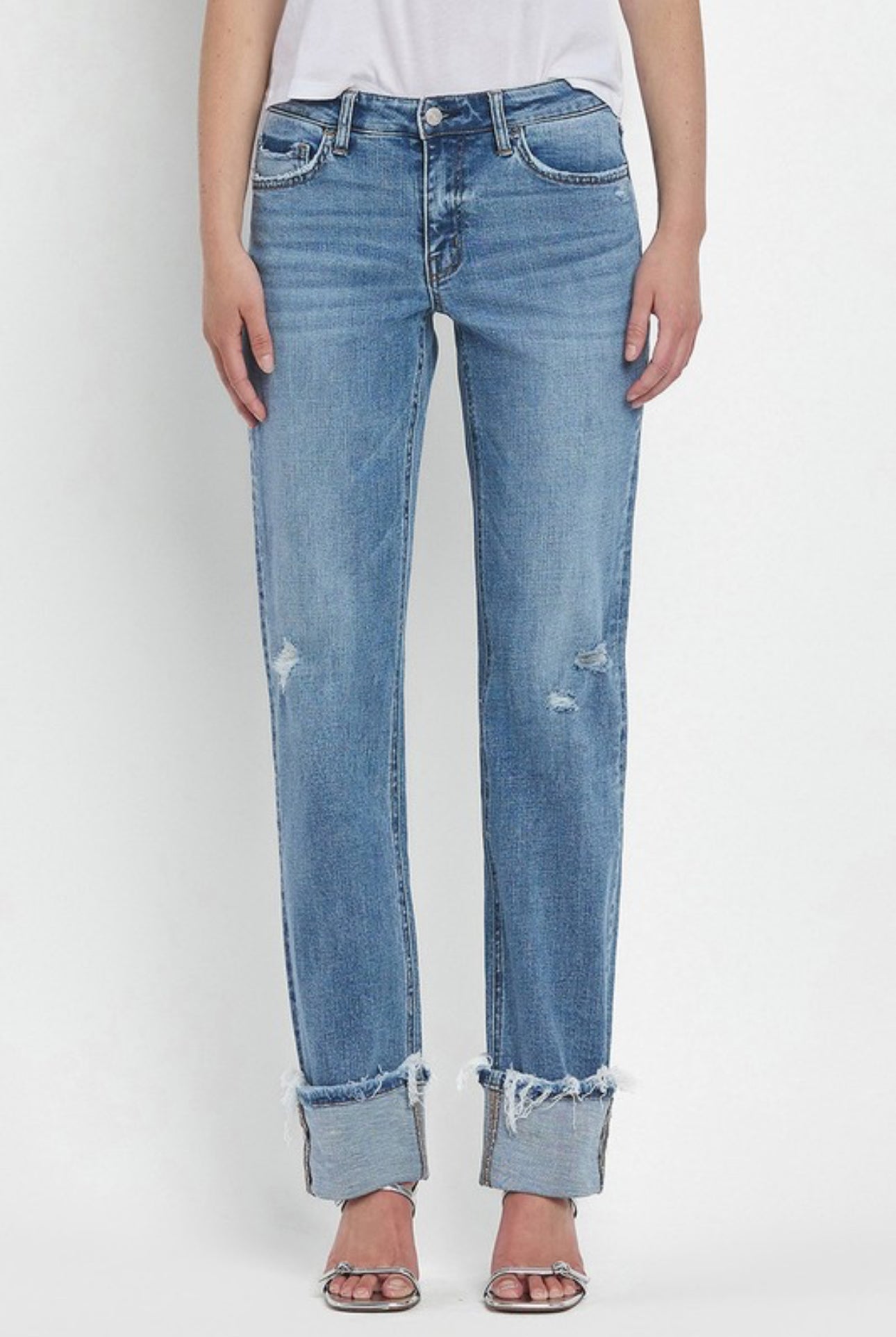 Evermore Cuffed Straight Jean