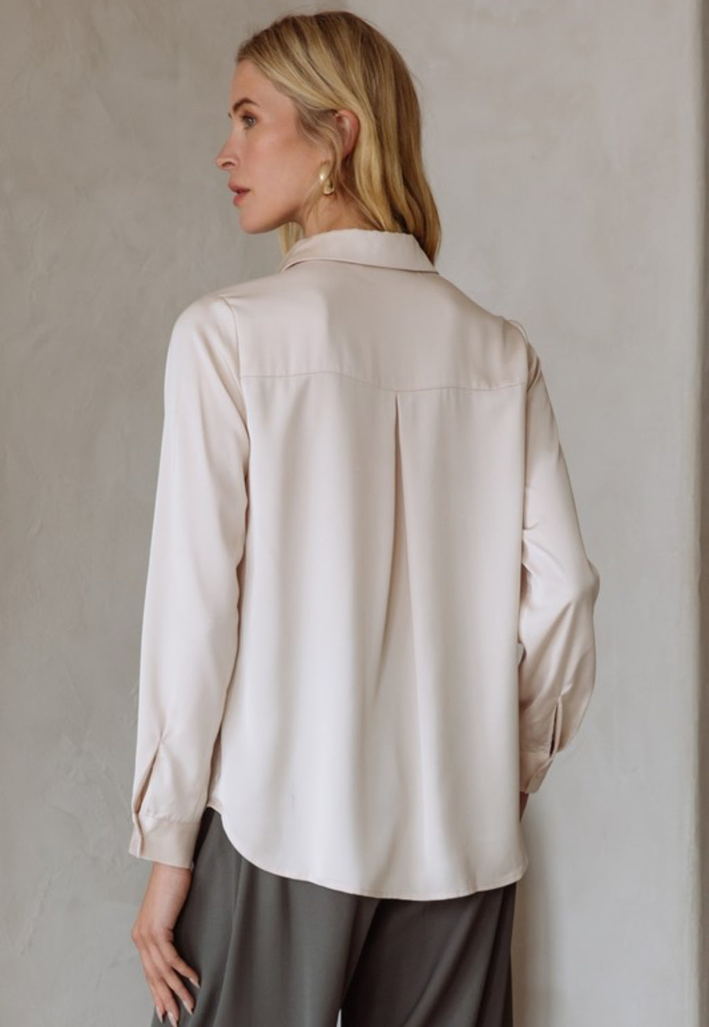 Shelly Satin Blouse