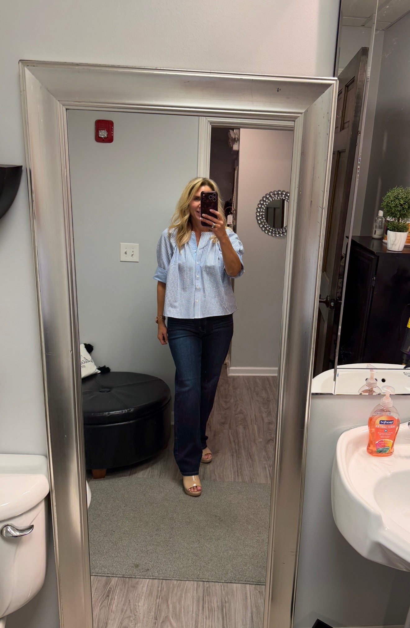 Sara Striped Blouse