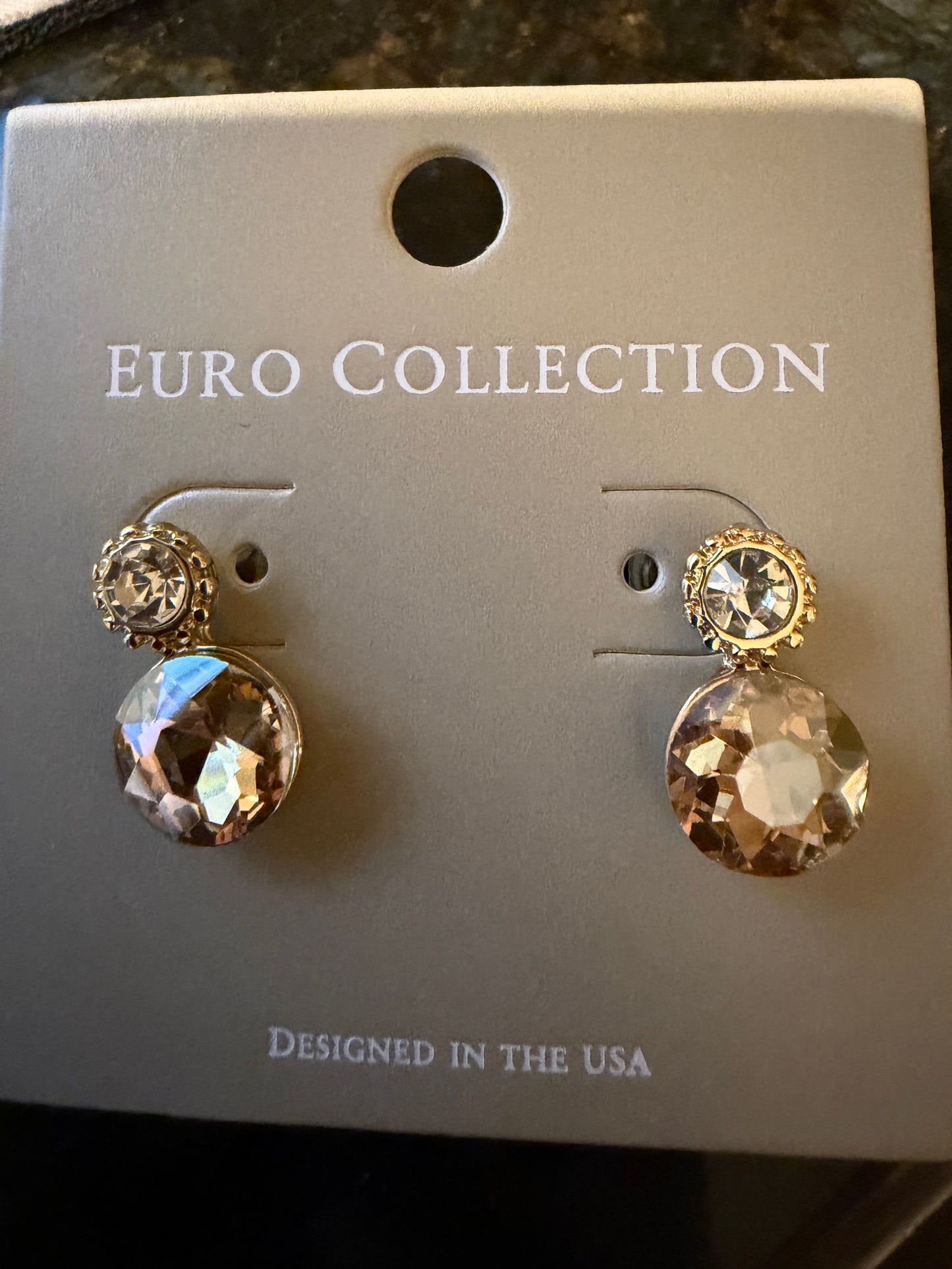 Gemstone Post earring